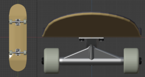 skateboard from different angles