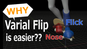 thumbnail of why varial kickflip is easier