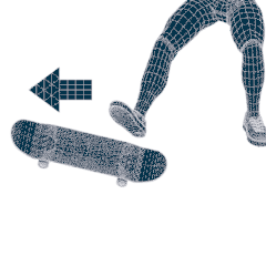 板が前に飛んで行ってしまう