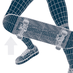 Board Rises Higher Than Front Foot